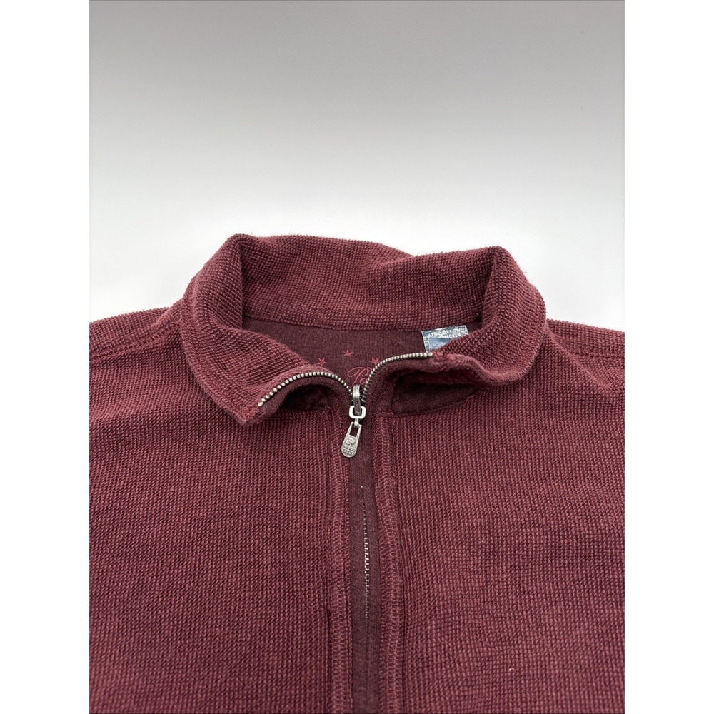 Indigo Palms Mens Sweater Half Zip Pull Over Brown Size Extra Large Long Sleeve - Picture 8 of 13